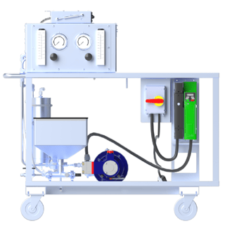 Hybrid Skid, High Pressure Configuration, 2 Lines, Analog, 230V, 50/60Hz, 3Ph, 2.9 GPM, 2500 PSI Max - image